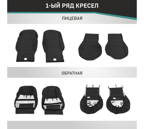 Чехлы на сиденья Defly Nissan Juke 2011-2020, жаккард Nis15-2