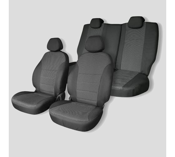 Чехлы на сиденья Defly Toyota Passo 04.2016-09.2023, хэтчбек 5дв., жаккард Ty71-2 1