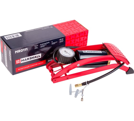Воздушный ножной насос MARSHALL 300см3 MR0111