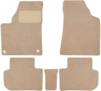 Коврики в салон Klever Premium FAW Besturn T77 2021, 5 шт (текстиль, бежевые)/ФАВ Бестюн 0406201522112kh KLEVER0406201522112kh