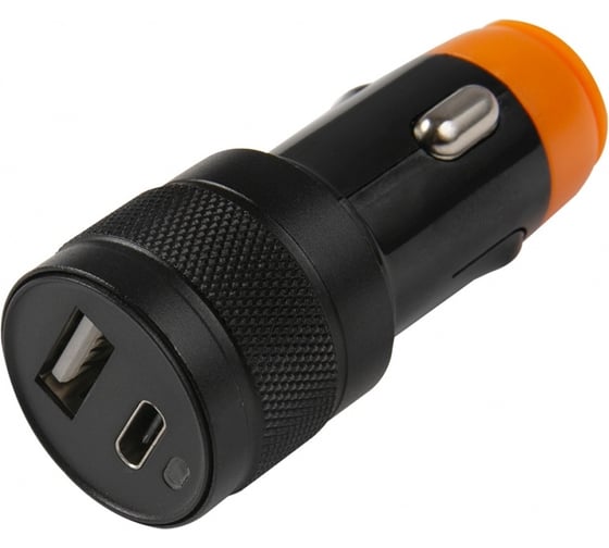 Автомобильное зарядное устройство Red Line Tech AC-20 1 USB, Type-C, 3 A, черный УТ000021673 1