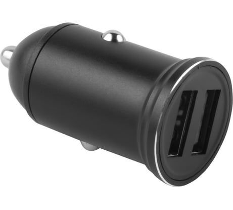 Автомобильное заряноеRed Line Tech АС-18 2 USB, 2.4 А, черный YT000018635