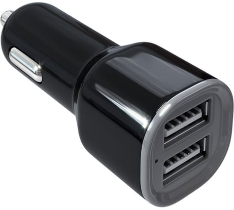 Автомобильное зарядное устройство Red Line Lite AC-1A 2 USB, 1 A, черный УТ000010345