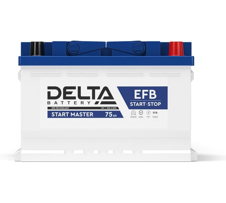 Аккумуляторная батарея DELTA START MASTER 75 Ah EFB