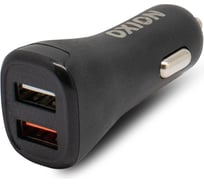 Автомобильное быстрое зарядное устройство OXION 30W,USB1(QC3.0) 5V/3A, 6-9V2A, 9-12V/1.5A, USB2 5V/2.4A, арт. OX-AC010 OX-АС010