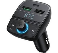 Зарядное устройство автомобильное CD229 FM и Bluetooth Transmitter и Car Charger + TF Slot. Цвет: черный Ugreen 80910