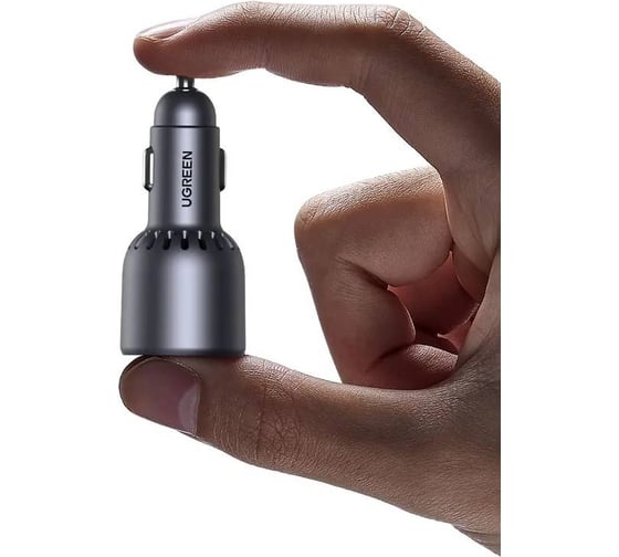 Автомобильное зарядное устройство EC703 (35024) 75W 2 USB-C PD 3.0 USB-A w/o Cable Fast Car Charger. Цвет: серый Ugreen 35024_