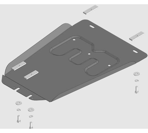 Защита стальная MOTODOR 2 мм КПП JAC T9 78317 1