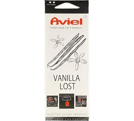 Картонный ароматизатор Aviel VANILLA LOST 32010