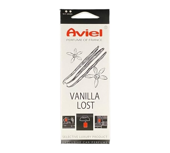 Картонный ароматизатор Aviel VANILLA LOST 32010 1