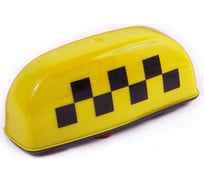 Фонарь-шашечки DolleX ТАКСИ 250x105x95 мм, 4 магнита, 3 светодиода, желтый FTX-01