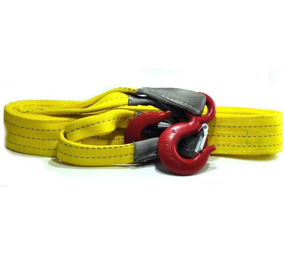 Текстильный ленточный буксир TOR БТЛ 13.5 т, 5 м, крюк-крюк 1011007 1