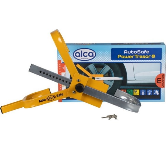 Блокировщик колес Alca расширяемый, 820/620х53х26 мм 306200 1