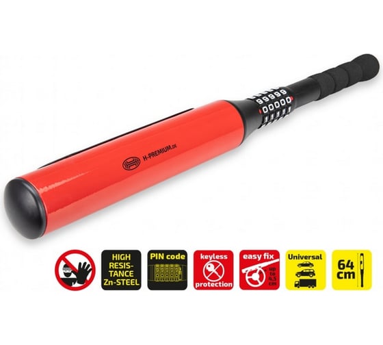 Блокировщик руля Heyner БИТА с кодовым замком Baseball 850300