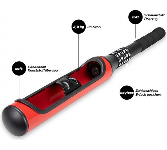Блокировщик руля Heyner БИТА с кодовым замком Baseball 850300