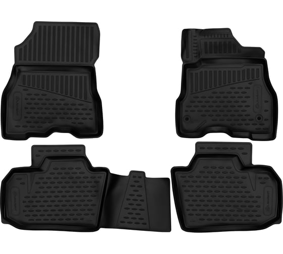 Коврики Element 3D в салон NISSAN Leaf 2009 - 2017 ПР, Хб, 4шт 3D02396210 1