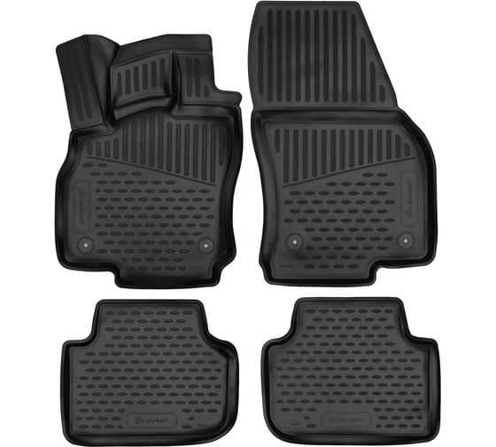 Коврики 3D в салон Element AUDI Q3, 2018-, кроссовер, 4шт 3D02192210k 1