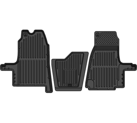 Резиновые коврики SRTK 3D PREMIUM в салон Ford Transit 2006-2015 PR.FD.TR.06G.02053