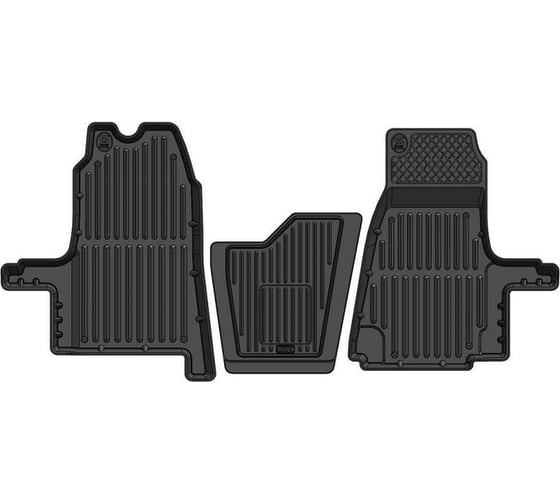 Резиновые коврики SRTK 3D PREMIUM в салон Ford Transit 2006-2015 PR.FD.TR.06G.02053