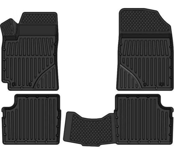 Резиновые коврики SRTK 3D PREMIUM в салон Geely Emgrand EC7 2009-2016 PR.GE.EM.09G.02057 1