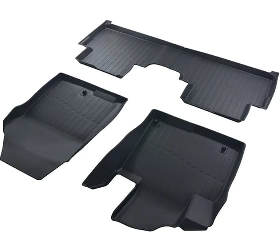 Коврики в салон SRTK 3D LUX резиновые, для Hyundai Santa Fe IV 2018- г.в. 3D.HY.SAN.18G.02X88 1