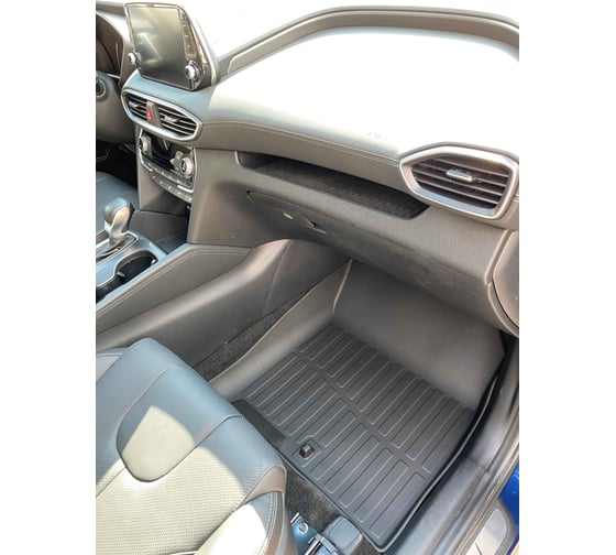 Коврики в салон SRTK 3D LUX резиновые, для Hyundai Santa Fe IV 2018- г.в. 3D.HY.SAN.18G.02X88