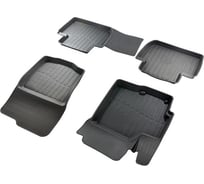 Коврики в салон SRTK 3D LUX резиновые, для Mitsubishi Outlander 2006- г.в. 3D.MIT.OUT.06G.02X26