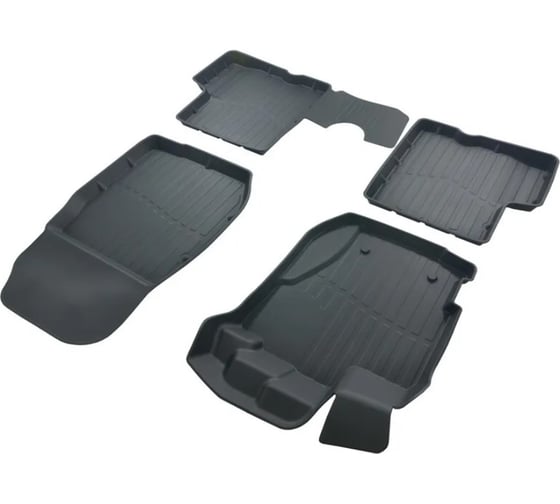 Коврики в салон SRTK 3D LUX резиновые, для Renault Duster 2WD/4WD 2017- г.в. 3D.RN.DUST.17G.02X35