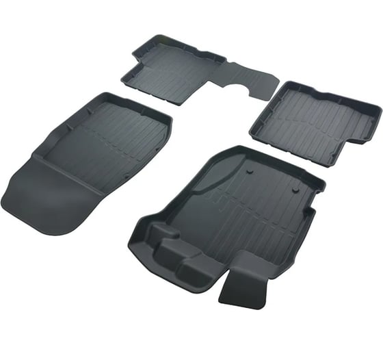 Коврики в салон SRTK 3D LUX резиновые, для Renault Kaptur 2016-2020 г.в. 3D.RN.CAP.16G.02X35