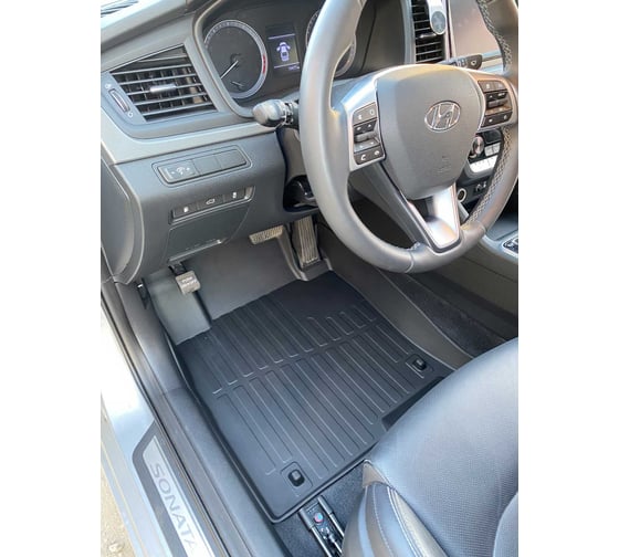 Коврики в салон SRTK 3D LUX резиновые, для Hyundai Sonata VII 2017-2019 г.в. 3D.HY.SON.17G.02084