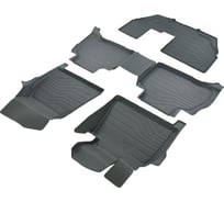 Коврики в салон SRTK 3D LUX резиновые, для BMW X7 G07 7 SEATS 2018- г.в. 3D.BM.X.7.7S.18G.08Х06