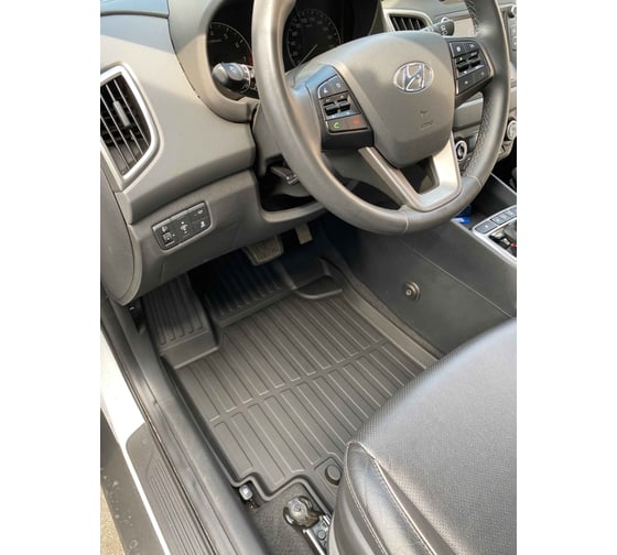 Коврики в салон SRTK 3D LUX резиновые, для Hyundai Creta 2016- г.в. 3D.HY.CRE.16G.02074
