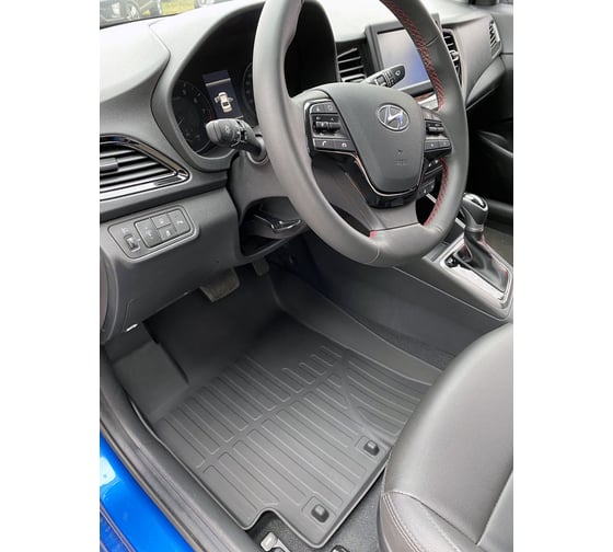 Коврики в салон SRTK 3D LUX резиновые, для Hyundai Solaris II 2017- г.в. 3D.HY.SOL.17G.02077