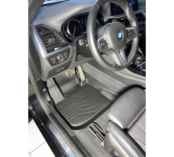 Коврики в салон SRTK 3D LUX резиновые, для BMW X3 G01 2017- г.в. 3D.BM.X.3.17G.08010