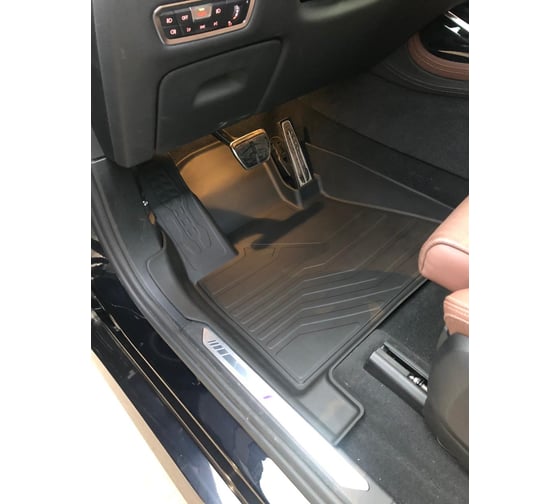 Коврики в салон SRTK 3D LUX резиновые, для BMW X7 G07 6 SEATS 2018- г.в. 3D.BM.X.7.6S.18G.08Х06