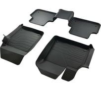 Коврики в салон SRTK 3D LUX резиновые, для Audi Q7 2015- г.в. 3D.A.Q.7.15G.08011