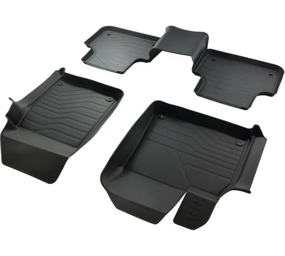 Коврики в салон SRTK 3D LUX резиновые, для Audi Q7 2015- г.в. 3D.A.Q.7.15G.08011