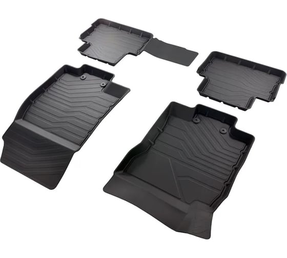 Коврики в салон SRTK 3D LUX резиновые, для Nissan Qashqai II RUS 2014- г.в. 3D.NS.QASH.RUS.14G.02X62