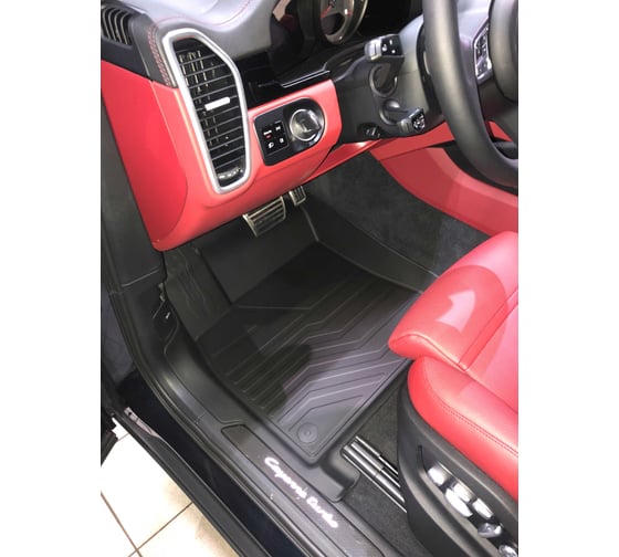 Коврики в салон SRTK 3D LUX резиновые, для Porsche Cayenne 2017- г.в. 3D.POR.CAY.17G.08005