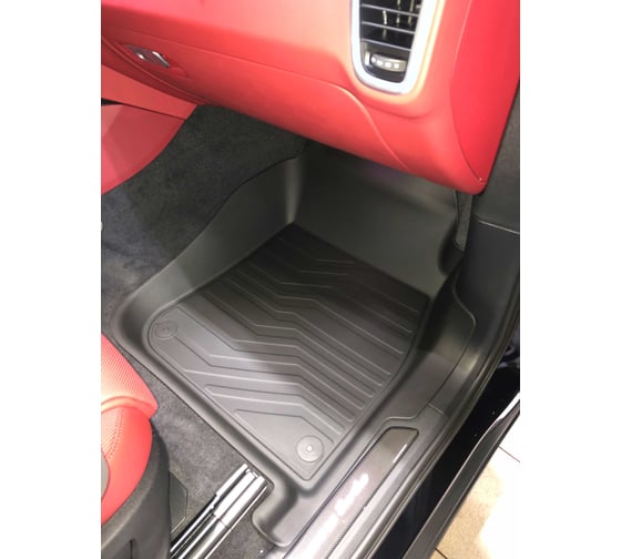 Коврики в салон SRTK 3D LUX резиновые, для Porsche Cayenne 2017- г.в. 3D.POR.CAY.17G.08005