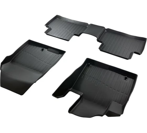 Коврики в салон SRTK 3D LUX резиновые, для KIA Sorento 2020- г.в. 3D.KI.SOR.20G.02X88