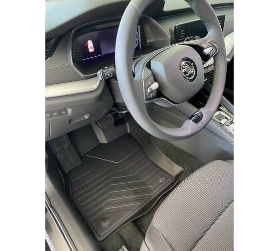 Коврики в салон SRTK 3D LUX резиновые, для Skoda Octavia A7/A8 2013- г.в. 3D.SK.OCTAV.13G.02X55