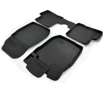 Коврики в салон SRTK 3D LUX резиновые, для Nissan Terrano 2WD/4WD 2017- г.в. 3D.NS.TER.17G.02X35