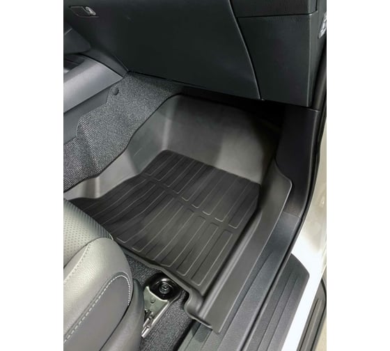 Коврики в салон SRTK 3D LUX резиновые, для Toyota Hilux 2015- г.в. 3D.TY.HIL.15G.02X82
