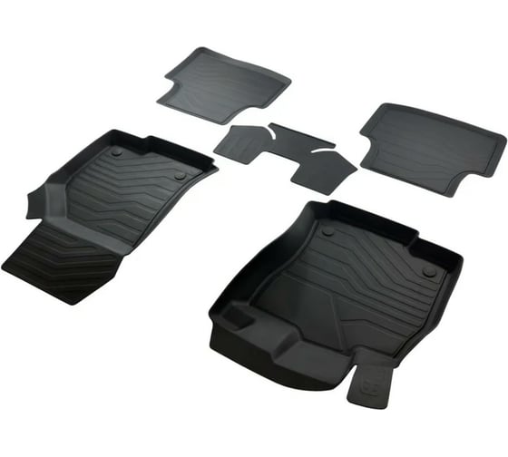 Коврики в салон SRTK 3D LUX резиновые, для Volkswagen Jetta VII 2018- г.в. 3D.W.JET.18G.02X55