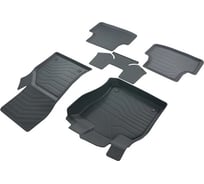 Коврики в салон SRTK 3D LUX резиновые, для Volkswagen Golf VII 2013- г.в. 3D.W.G.7.13G.02X55