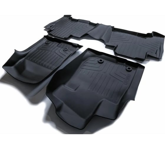 Коврики в салон SRTK 3D LUX резиновые, для Toyota LC Prado 150 2013- г.в. 3D.TY.LC.PR.09G.08002