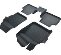 Коврики в салон SRTK 3D LUX резиновые, для Volkswagen Touareg III 2018- г.в. 3D.VW.TOUAR.18G.08005