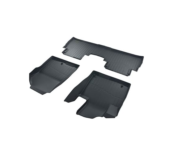 Резиновые коврики SRTK 3D PREMIUM в салон KIA Sorento Prime 2014- PR.KI.SOR.PR.14G.02X88