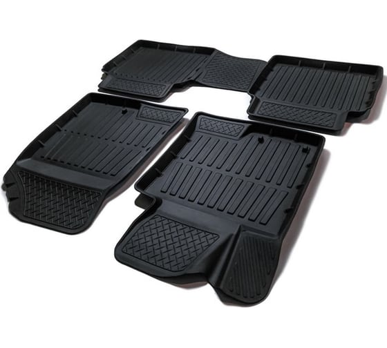 Резиновые коврики SRTK 3D PREMIUM в салон Hyundai Sonata VI 2010-2014 PR.HY.SON.10G.02059 1